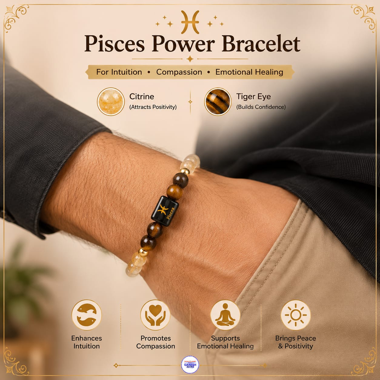 Pisces (मीन राशि) Bracelet