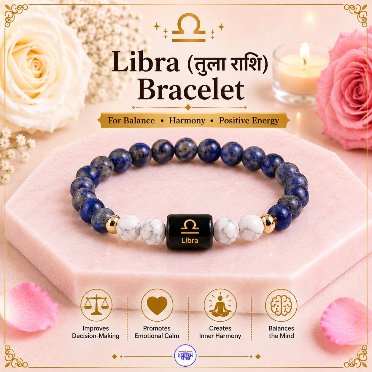 Libra (तुला राशि) Bracelet