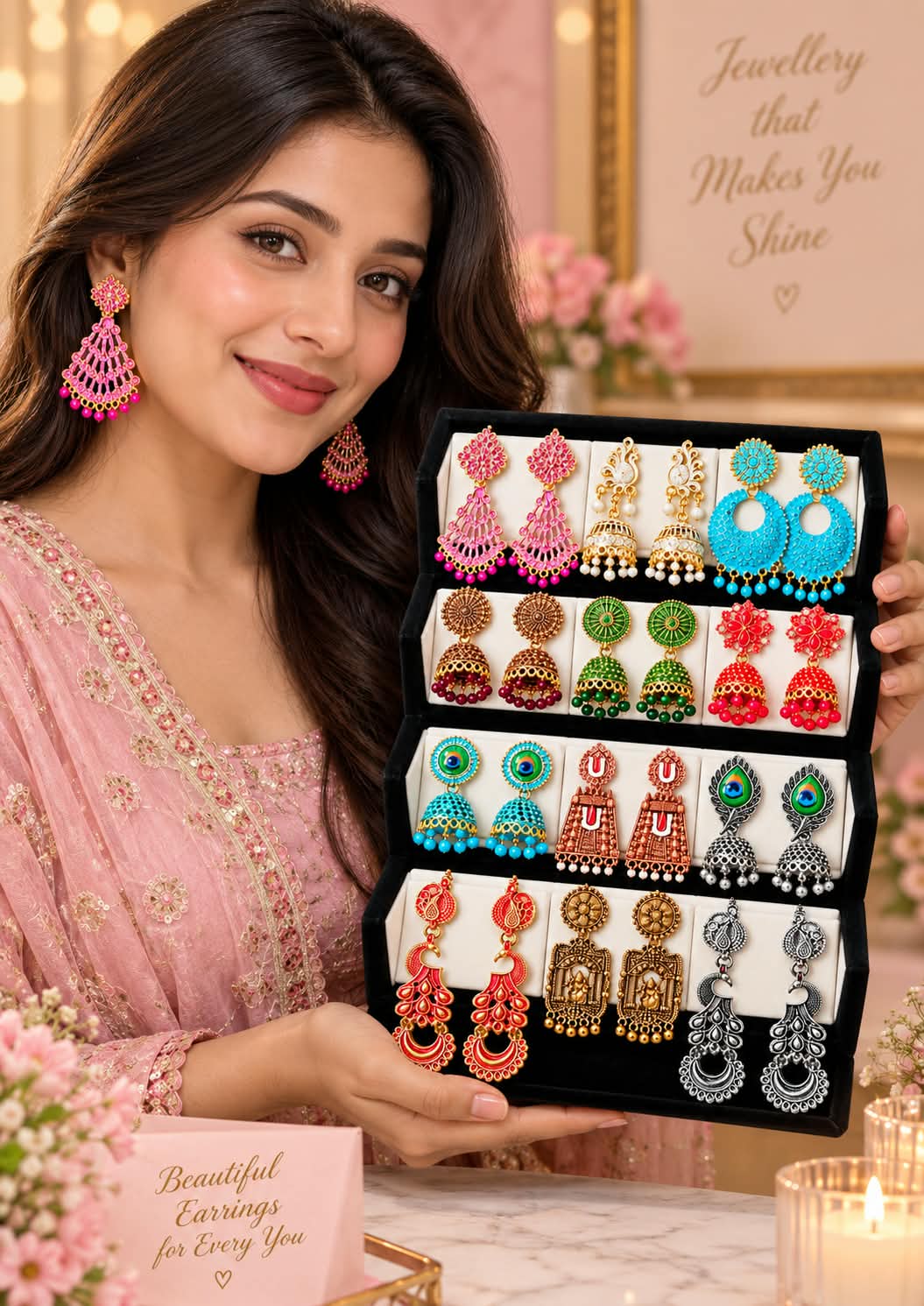 12-PIECE TRADITIONAL EARRINGS BOX SET