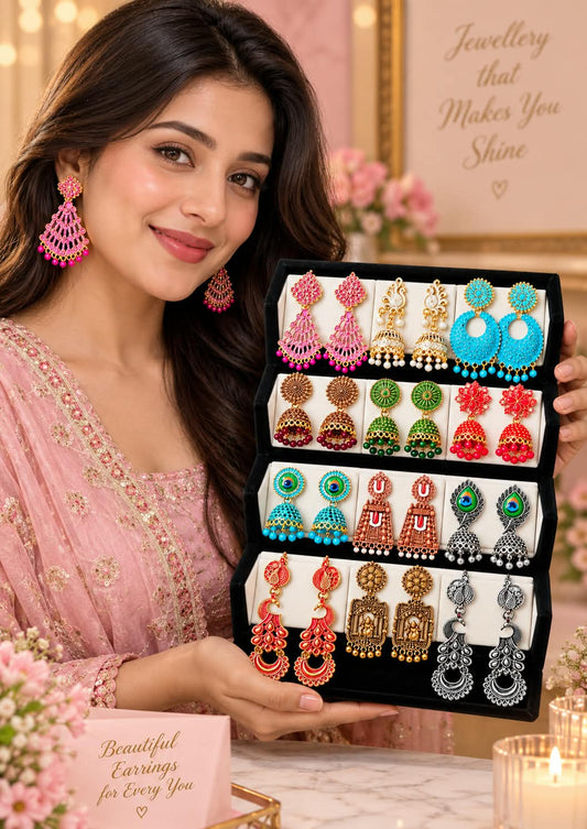 12-PIECE TRADITIONAL EARRINGS BOX SET