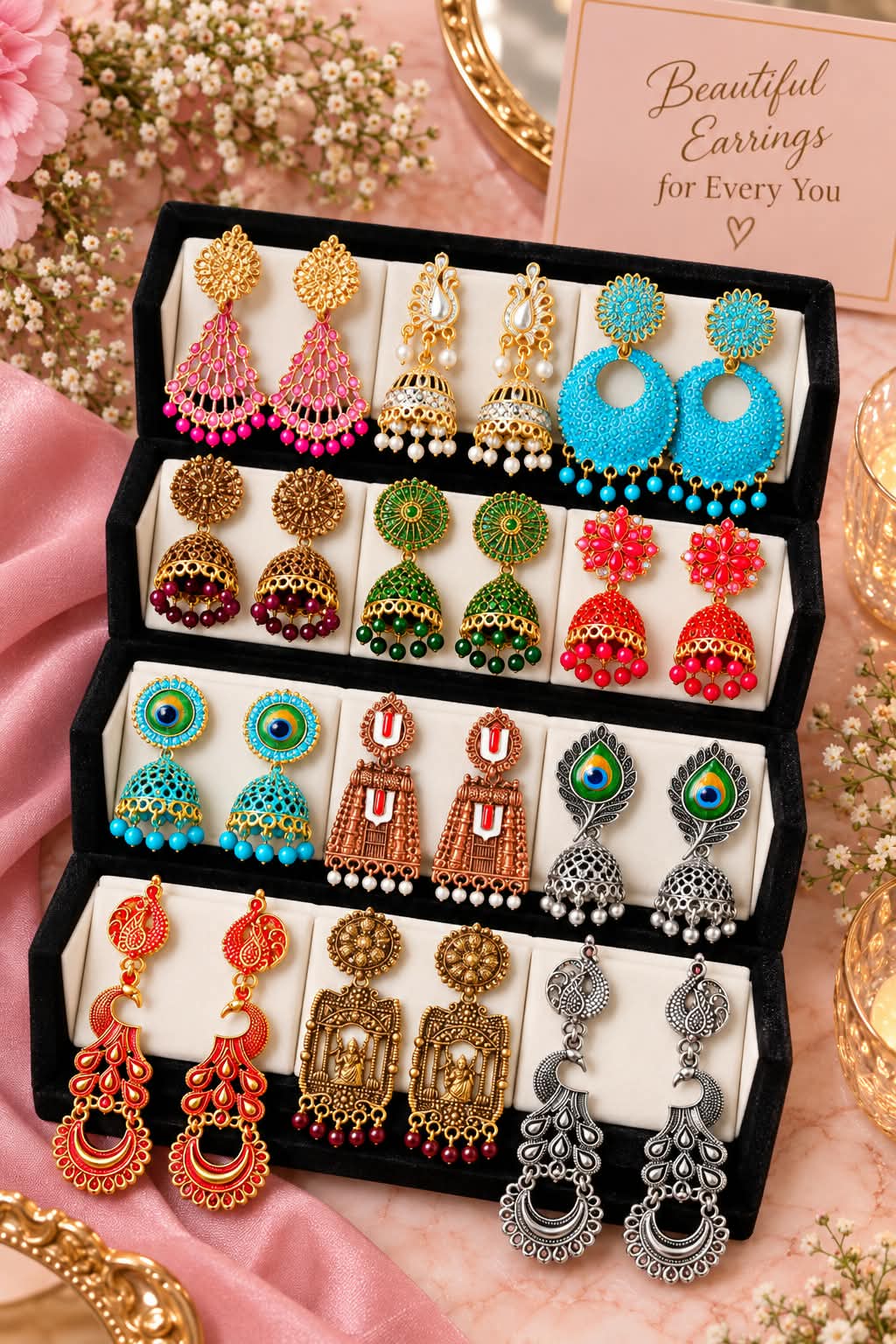 12-PIECE TRADITIONAL EARRINGS BOX SET