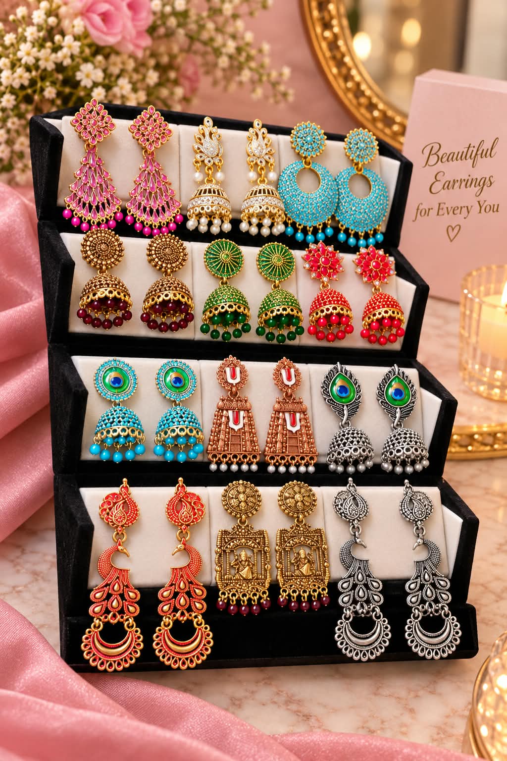12-PIECE TRADITIONAL EARRINGS BOX SET