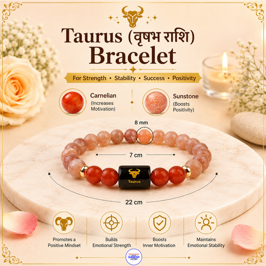 Taurus (वृषभ राशि) bracelet